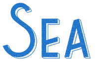 sea text - δωρεάν png