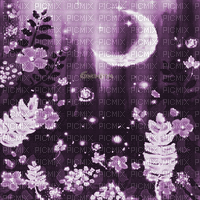 Y.A.M._Art Japan landscape background purple - Бесплатный анимированный гифка