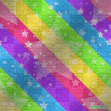 Rainbow and Stars Backround - Бесплатный анимированный гифка
