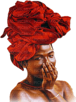soave woman  africa  red brown - darmowe png