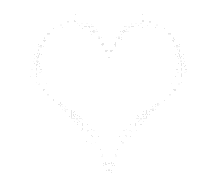 coração brancogif-l - 無料のアニメーション GIF