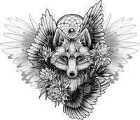 wolf design - Free PNG