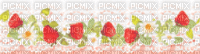 strawberry lace border - Darmowy animowany GIF
