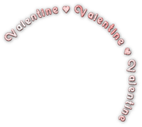 soave text curve valentine pink - kostenlos png
