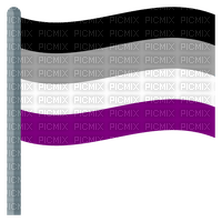 Joypixels asexual Flag Emoji - ingyenes png