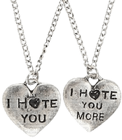 i hate you necklaces - png gratuito