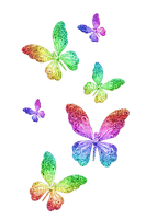 Butterflies.Rainbow - Free PNG
