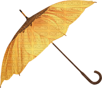 Sombrilla amarilla para el  otoño - zdarma png