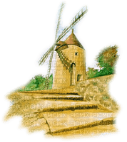 loly33 moulin paysage - kostenlos png