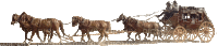 Kutsche, Pferdegespann - Gratis animeret GIF