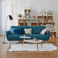 Fond salon living room background - PNG gratuit
