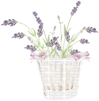 Lavender deco basket - PNG gratuit