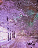 Background Winter - Darmowy animowany GIF