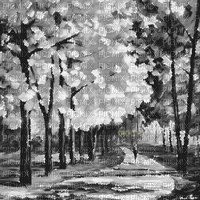 Y.A.M._Autumn background black-white - Gratis geanimeerde GIF