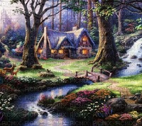 Background Cottage - gratis png