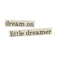 Dream Dreamer Text - Bogusia - gratis png
