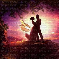 Romantic couple - PNG gratuit