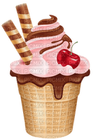 image encre couleur la crème glacée été bon anniversaire chocolat effet edited by me - png gratis