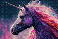 Rainbow Unicorn - PNG gratuit