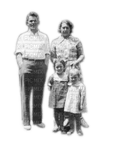 Rena Familie 60er Jahre Mutter Vater Kinder - PNG gratuit