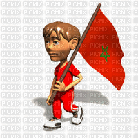 علم المغرب - GIF เคลื่อนไหวฟรี