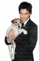 man with dog bp - zadarmo png