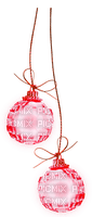 Ornaments.Lights.Red - Free PNG