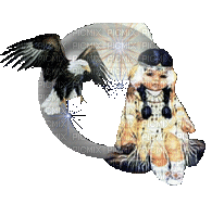 American indian child bp - GIF animasi gratis