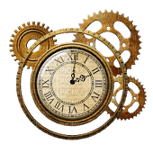 steampunk clock bp - δωρεάν png