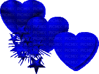 corazon azul - Ingyenes animált GIF
