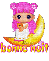 Bonne Nuit - Безплатен анимиран GIF