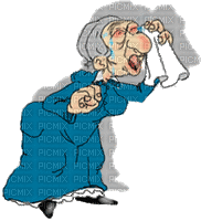 Crying Grandma - Zdarma animovaný GIF