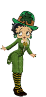 Betty boop St.Patrick day 🍀 - PNG gratuit