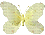 borboleta creme - GIF animado gratis