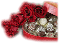 Czekoladki róże - PNG gratuit