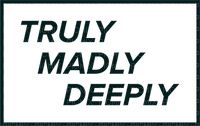 Truly Madly Deeply Love Text - Bogusia - png gratis