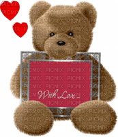 Teddy.Love.Coeur.Heart.Victoriabea - Free PNG