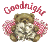 Good night, Teddy - 無料のアニメーション GIF