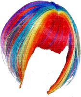 Wig, rainbow - bezmaksas png
