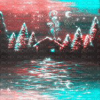 Y.A.M._Winter New year background - Free animated GIF