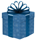 Kaz_Creations Blue Gift Present - PNG gratuit