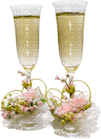 champagne-glas-deco - Free PNG