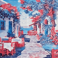 soave background animated vintage  pink blue - Gratis geanimeerde GIF