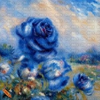 Blue Roses Painting - png gratis