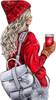 Woman Coffee - Bogusia - 免费PNG