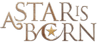 Movie A star is Born Text Gold  - Bogusia - png gratis