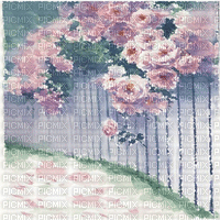 kikkapink animated background spring flowers - Gratis geanimeerde GIF