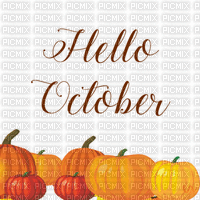 Hello October - Free animated GIF