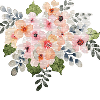 kikkapink watercolor flower - бесплатно png