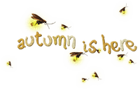 Autumn Is Here Text - Bogusia - zadarmo png